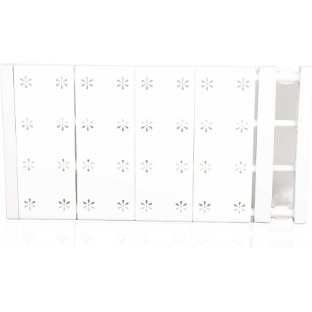 HERCHR Étagère De Tension De Placard, étagère De Rangement Extensible pour étagère De Tension De Placard, Séparateurs De