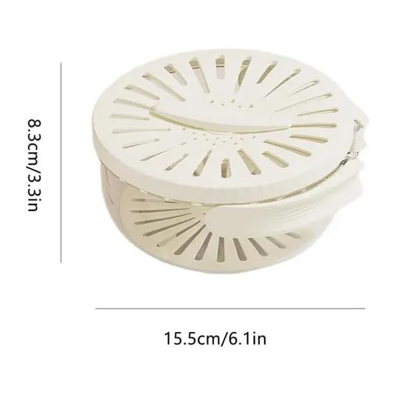 Panier à baies avec passoire, passoire à fruits et légumes, bol de vidange avec poignée pliable, récipient de rangement portable