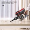 Aspirateur sans fil, puissant moteur de 130 W, léger et silencieux, autonomie de 45 minutes, bâton 2 en 1 et portable, montage