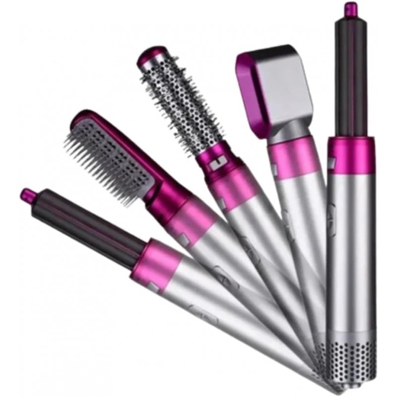 Escova Secadora de Cabelo Secador de Cabelo 5 em 1 Ar Quente Super Pontente Para Alisamento de Salão Profissional Prática