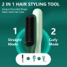 flintronic Brosse Lissante Pour Cheveux, Anti-BrûLure Lisseur Cheveux Professionnel, 30s Chauffage Rapide Fers à Lisser Négatifs
