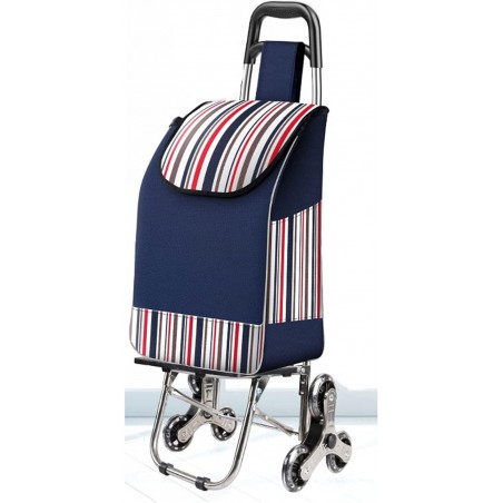 عربات فائدة التسوق المحمولة عربة عربة حقيبة التسوق على عجلات للطي تحمل قوي سلة التسوق القابلة للتسوق .عربة التسوق (Color : 7)