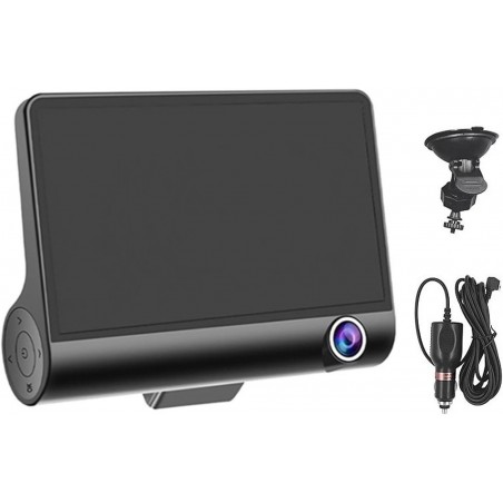 DVR 3 caméras 4.0 pouces Cam Voiture Full Haute Définition Enregistreur Vidéo Auto Registrator Cam avec 3 Voies Caméras