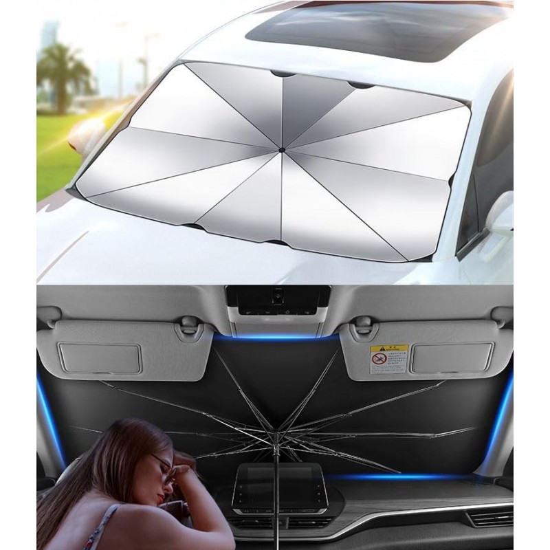 Pare Soleil Voiture Pare Brise Avant Parapluie pour Honda CRV 5-Seat 4 Generation 2017-2023, Parapluie Pare-Soleil de Voiture