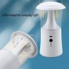 Lámpara LED portátil, luz de campamento de emergencias, linterna de campamento recargable, linternas de campamento al aire