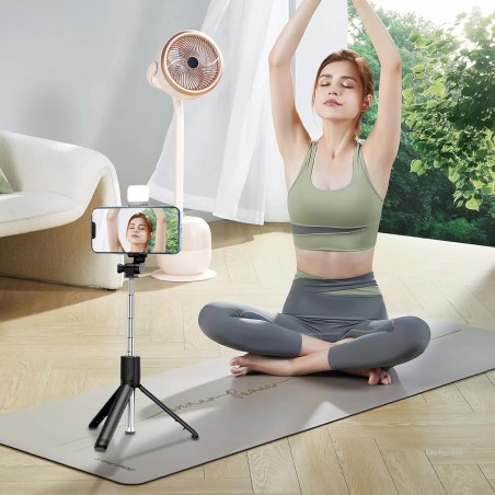Trépied pour perche à selfie, perche à selfie pour téléphone portable - Clé de téléphone extensible avec télécommande sans fil -