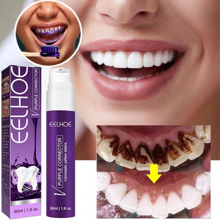 EELHOE 2 Purple Whitening Toothpaste