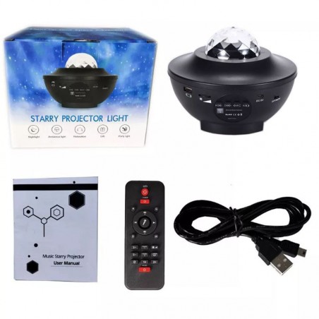 LUMIÈRE LED GALAXY avec Haut-parleurs Doubles