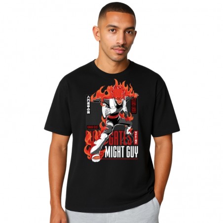 Flamme & Détermination – T-shirt Might Guy