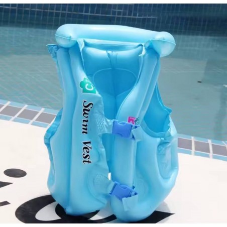 Inflatable life jacket for children
