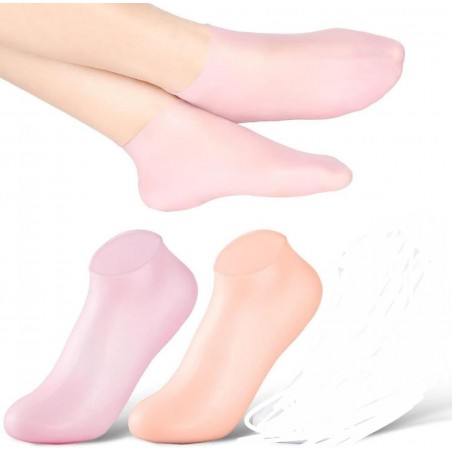 جوارب شفافة بطول منتصف الساق