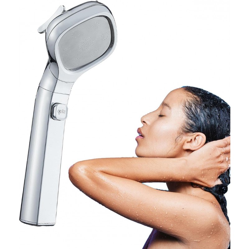 Haute Pression multifonctionnelle Haute Pression avec Fonction d'arrêt – à Effet Pluie Luxe Power Wash pour Nettoyer la