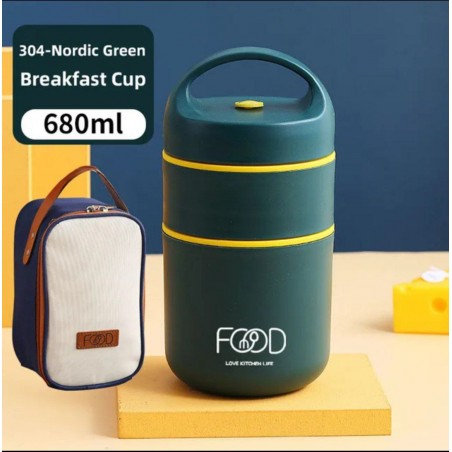 boîte à repas chaud portable