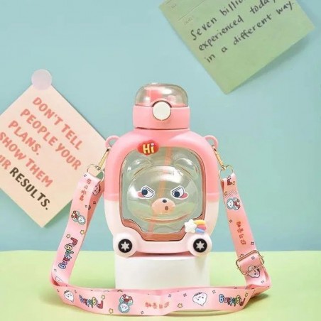 bouteille d'eau sur le thème des dessins animés