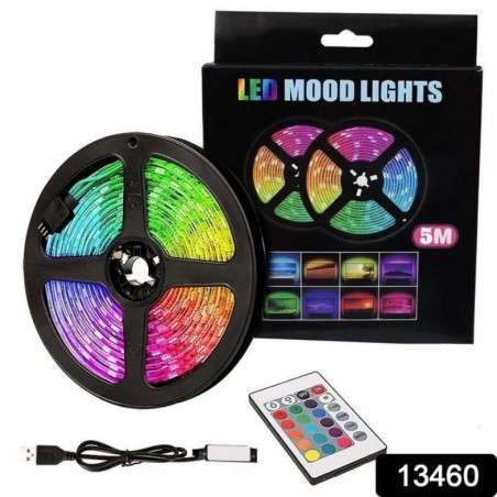 Lumières d'ambiance LED 5M avec télécommande